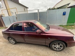 2007 Hyundai Accent ТагАЗ II, красный, 500000 рублей, вид 4