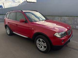 2007 BMW X3 30d I (E83) Рестайлинг, красный, 1350000 рублей, вид 2
