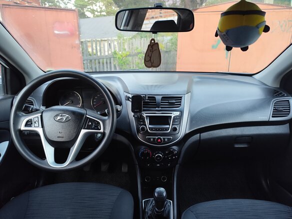 2014 Hyundai Solaris I Рестайлинг, белый - вид 5