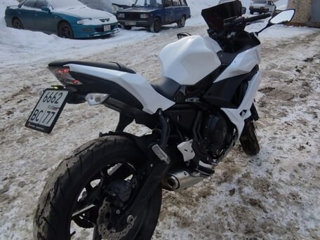 2018 Kawasaki Ninja 650, белый, 670000 рублей, вид 4