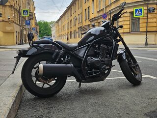 2023 Honda CMX 1100 Rebel, чёрный, 899999 рублей, вид 1