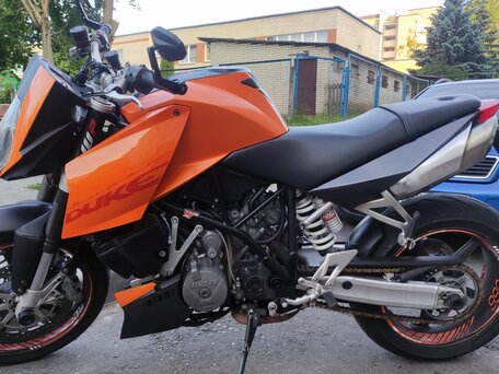 2005 KTM 990 Super Duke, оранжевый, 420000 рублей, вид 5