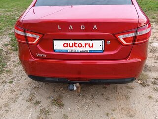2016 Lada (ВАЗ) Vesta I, красный, 880000 рублей, вид 4