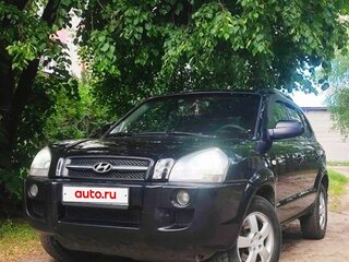 2008 Hyundai Tucson I, чёрный, 659000 рублей, вид 1