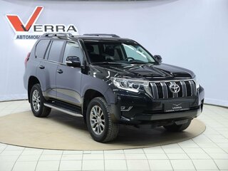 2018 Toyota Land Cruiser Prado 150 Series Рестайлинг 2, чёрный, 5250000 рублей, вид 3