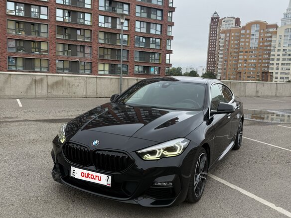2021 BMW 2 серии Gran Coupe 218d F44, чёрный, 3600000 рублей