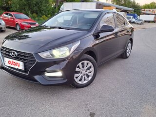 2018 Hyundai Solaris II, чёрный, 1183000 рублей, вид 1