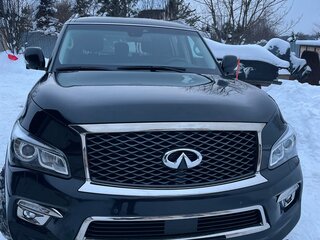 2017 Infiniti QX80 I Рестайлинг, чёрный, 2884000 рублей, вид 1