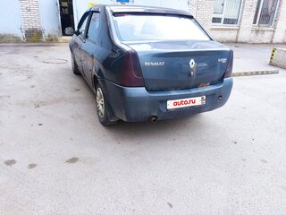 2007 Renault Logan I, серый, 195000 рублей, вид 3