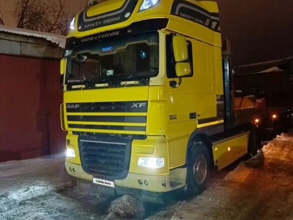 2009 DAF XF 105, жёлтый, 3200000 рублей