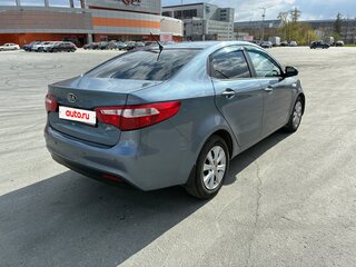 2011 Kia Rio III, голубой, 650000 рублей, вид 4
