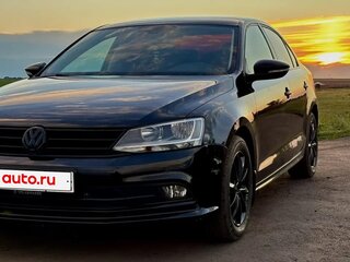 2014 Volkswagen Jetta VI Рестайлинг, чёрный, 1080000 рублей, вид 2