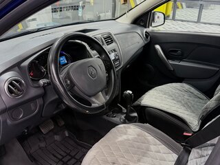 2017 Renault Logan II, синий, 850000 рублей, вид 5