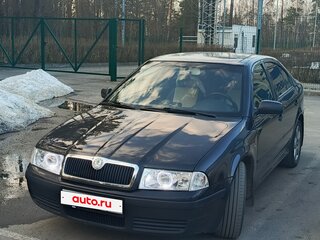 2008 Skoda Octavia I (A4) Рестайлинг, чёрный, 580000 рублей, вид 1