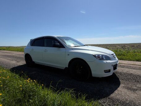 2008 Mazda 3 I (BK) Рестайлинг, белый, 550000 рублей, вид 2