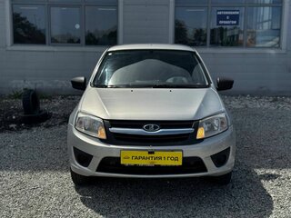 2017 Lada (ВАЗ) Granta I, серебристый, 429000 рублей, вид 4