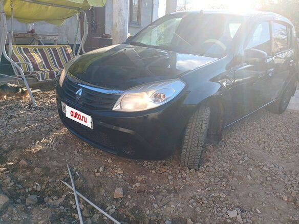 2014 Renault Sandero I, чёрный, 349000 рублей - вид 2