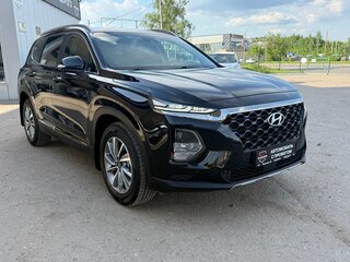 2020 Hyundai Santa Fe IV, чёрный, 2920000 рублей, вид 4