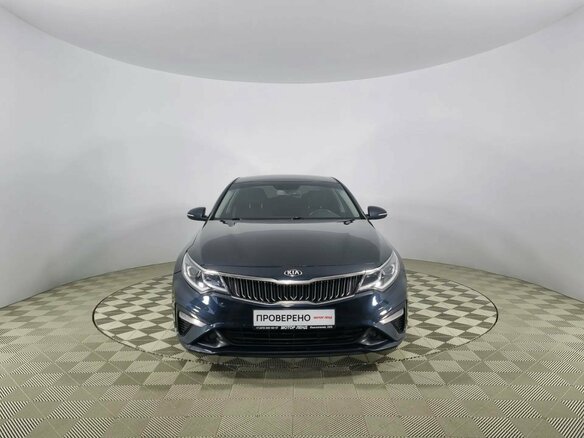 2018 Kia Optima IV Рестайлинг, синий, 1486000 рублей - вид 1