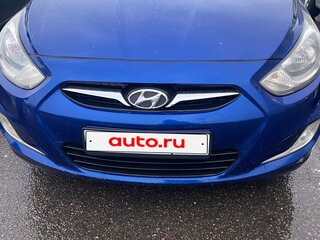 2012 Hyundai Solaris I, синий, 485000 рублей, вид 3