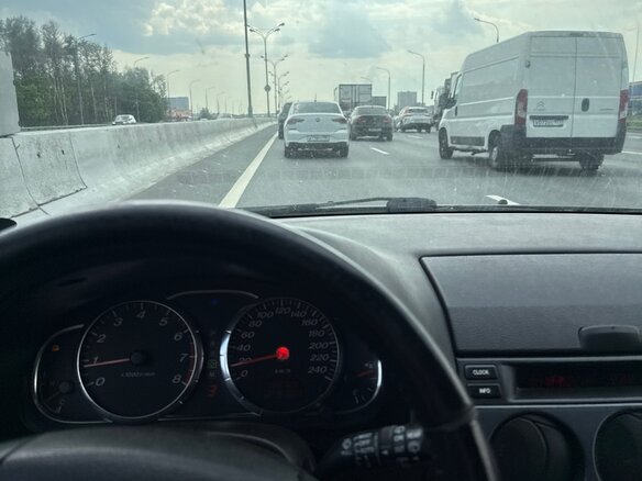 2005 Mazda 6 I (GG) Рестайлинг, серый, 410000 рублей - вид 9