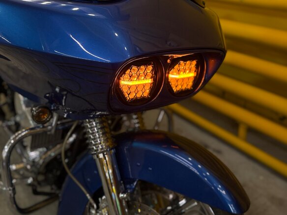 2005 Harley-Davidson Road Glide, синий, 1650000 рублей - вид 9
