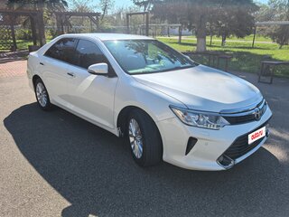 2014 Toyota Camry US Market VII (XV50) Рестайлинг, белый, 1850000 рублей, вид 3