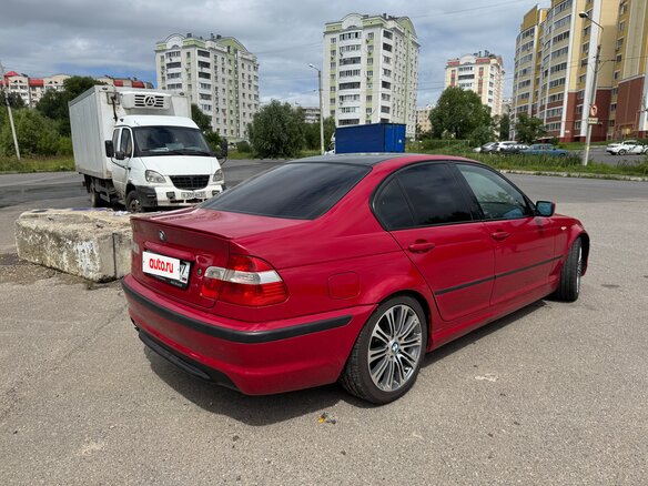 2003 BMW 3 серии 325i IV (E46) Рестайлинг, красный, 1010000 рублей - вид 5