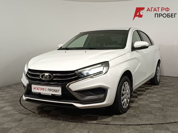2023 Lada (ВАЗ) Vesta I Рестайлинг (NG), белый - вид 2