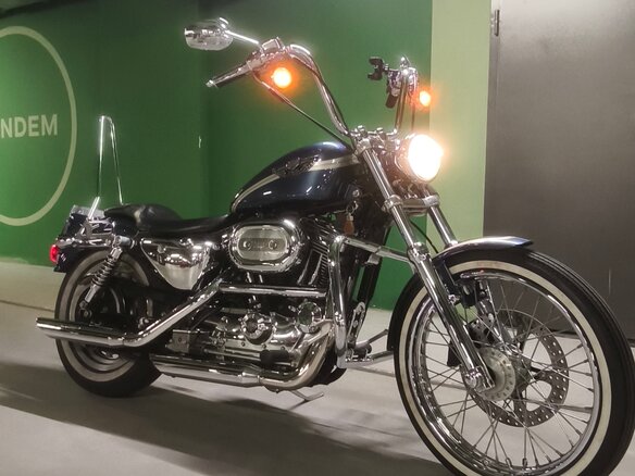 2003 Harley-Davidson XL1200, синий, 850000 рублей - вид 4