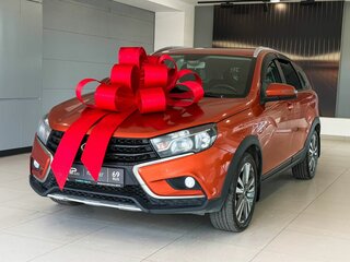 2021 Lada (ВАЗ) Vesta SW Cross I, оранжевый, 1035000 рублей, вид 1