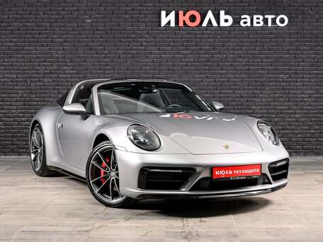 2021 Porsche 911 Targa 4S VIII (992), серый, 16800000 рублей, вид 4