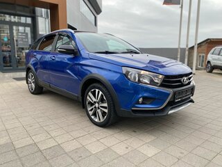 2021 Lada (ВАЗ) Vesta SW Cross I, синий, 1250000 рублей, вид 3