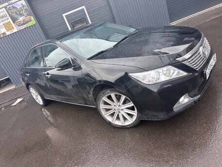 2012 Toyota Camry VII (XV50), чёрный, 1250000 рублей, вид 1