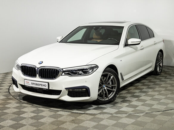 2018 BMW 5 серии 520d xDrive VII (G30/G31/G38), белый