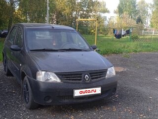 2008 Renault Logan I, чёрный, 320000 рублей, вид 1