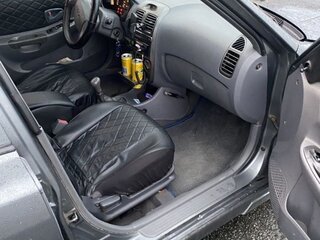 2003 Hyundai Accent ТагАЗ II, серый, 195000 рублей, вид 3