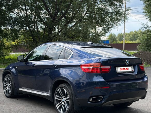 2013 BMW X6 35i I (E71) Рестайлинг, синий, 2350000 рублей - вид 6