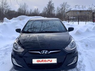 2011 Hyundai Solaris I, чёрный, 799000 рублей, вид 1