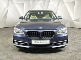 2014 BMW 7 серии Long 740Li xDrive V (F01/F02/F04) Рестайлинг, синий, 1519000 рублей, вид 3