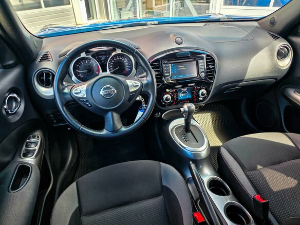 2018 Nissan Juke I Рестайлинг, синий, 1509000 рублей - вид 8