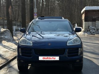 2009 Porsche Cayenne Diesel I Рестайлинг (957), синий, 1500000 рублей, вид 2