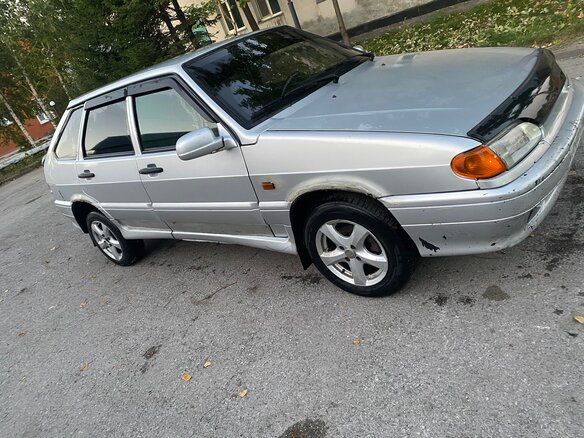 2007 Lada (ВАЗ) 2114, серебристый, 120000 рублей - вид 1