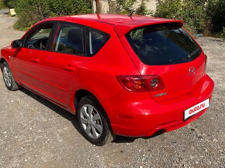 2007 Mazda 3 I (BK) Рестайлинг, красный, 298000 рублей, вид 2
