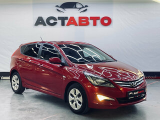 2015 Hyundai Solaris I Рестайлинг, красный, 1255000 рублей, вид 3
