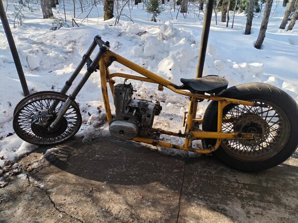 1995 Урал M-72, жёлтый, 150000 рублей