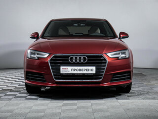2019 Audi A4 V (B9), красный, 2425748 рублей, вид 2