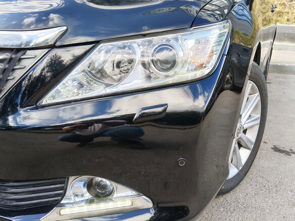 2014 Toyota Camry VII (XV50), чёрный, 1750000 рублей - вид 7