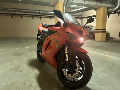 2007 Kawasaki ZX-6R Ninja, оранжевый, 400000 рублей, вид 2