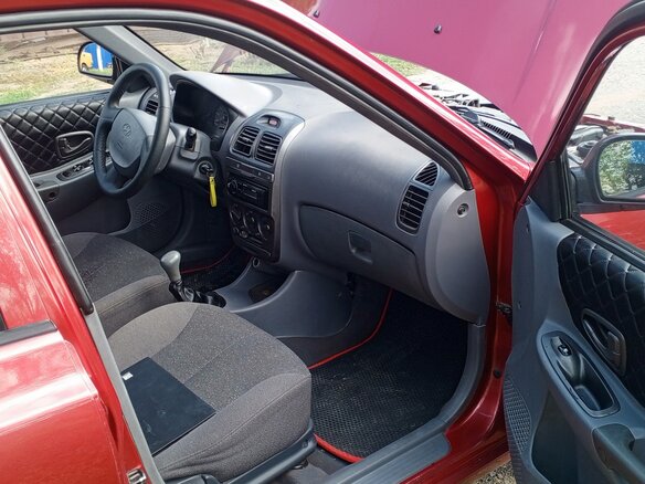 2004 Hyundai Accent ТагАЗ II, красный - вид 5